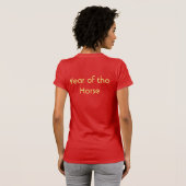 Chinesisches Neujahr T-Shirt (Schwarz voll)