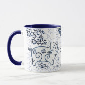 Chinesisches Neujahr von Pig Blue Zodiac Artistic Tasse (Links)