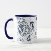 Chinesisches Neujahr von Rooster Blue Zodiac Artis Tasse (Links)