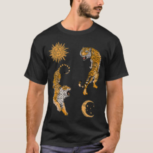 Chinesisches Neujahr Zodiac Ying Yang Vintages Jah T-Shirt