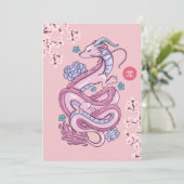 CHINESISCHES NEUJAHRESDRAGON FEIERTAGSKARTE (Stehend Vorderseite)