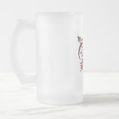 Chinesisches Neujahrs-Bierglas Mattglas Bierglas (Links)