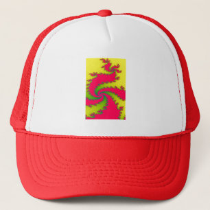 Chinesisches Neujahrs-Drache-Fraktal-Hut Truckerkappe