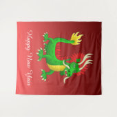 Chinesisches Neujahrs-Drache Wandteppich (Vorderseite (Horizontal))
