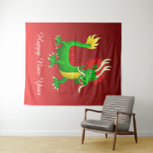 Chinesisches Neujahrs-Drache Wandteppich (Beispiel (Horizontal))