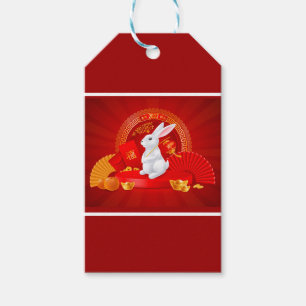 Chinesisches Neujahrs-Hasen-Geschenk-Anhänger Geschenkanhänger
