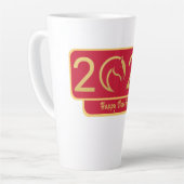 Chinesisches Neujahrs-Pferd Perfektes Geschenk Milchtasse (Linke Ecke)