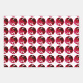 Chinesisches Neujahrsblütenmuster 3SWP Geschenkpapier Set (Vorderseite 3)