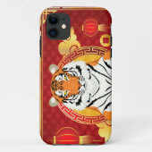 Chinesisches Neujahrsdesign mit Tiger Case-Mate iPhone Hülle (Rückseite)