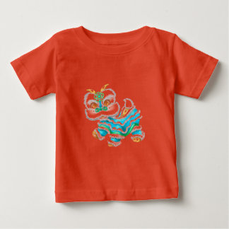 Chinesisches Neujahrsdragon Baby Blue Baby T-shirt