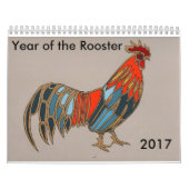 Chinesisches Neujahrsfest 2017-jährig vom Hahn Kalender (Titelbild)