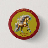 Chinesisches Neujahrsfest 2026 Button (Vorderseite)