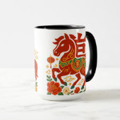 Chinesisches Neujahrsfest 2026 Tasse (VorderseiteRechts)
