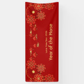 Chinesisches Neujahrsfest Banner (Vertikal)
