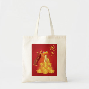 Chinesisches Neujahrsfest der Schlangen-Tasche Tragetasche