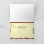 Chinesisches Neujahrsfest - Jahr des Feiertagskarte (Innenseite)