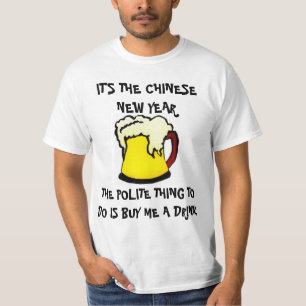 Chinesisches Neujahrsgetränk Shirt