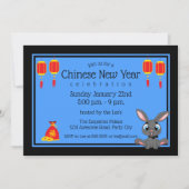 Chinesisches Neujahrsherbit des Cartoon 2023 Einladung (Vorderseite)