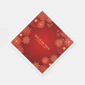 Chinesisches Neujahrsjahr des Pferdes Serviette (Ecke)