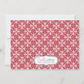 Chinesisches Neujahrskartenjahr 2014 Feiertagskarte (Rückseite)