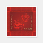 Chinesisches New Year Children Dragon Dance PPN Serviette (Vorderseite)