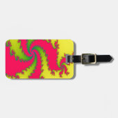 Chinesisches New Year Dragon Fraktal Custom Gepäckanhänger (Vorderseite horizontal)