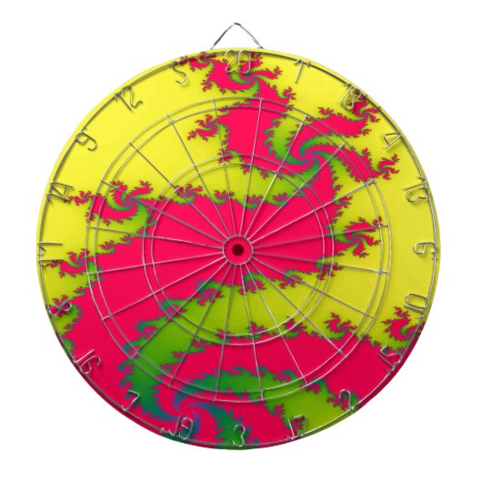 Chinesisches New Year Dragon Fraktal Dart Board Dartscheibe (vorne)