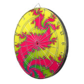 Chinesisches New Year Dragon Fraktal Dart Board Dartscheibe (Vorderseite rechts)