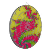 Chinesisches New Year Dragon Fraktal Dart Board Dartscheibe (Vorderseite Links)