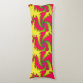 Chinesisches New Year Dragon Fraktal Kissen (Vorderseite Vertikal)