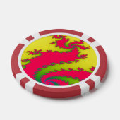 Chinesisches New Year Dragon Fraktal Pokerchips (Einzeln)