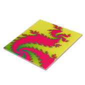 Chinesisches New Year Dragon Fraktal Tile Fliese (Seite)