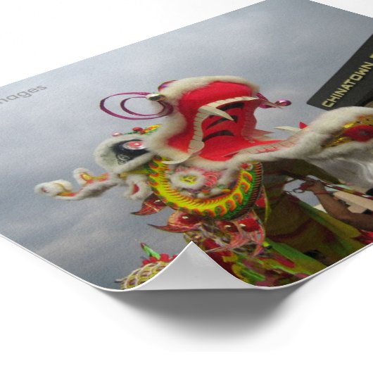 Chinesisches New Year Dragon Poster (Ecke)