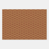 Chinesisches New Year Golden Auspicious Clouds Mus Geschenkpapier Set (Vorderseite 3)