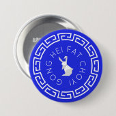 Chinesisches New Year Origami Rabbit Button (Vorne & Hinten)