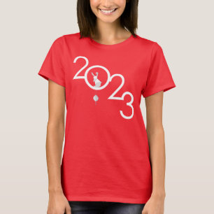 Chinesisches New Year Origami Rabbit T-Shirt