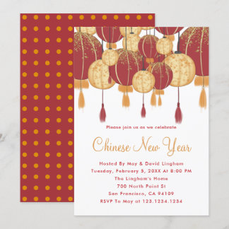 Chinesisches New Year Party Einladung