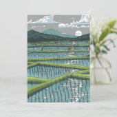 Chinesisches Paddy Field Einladung (Stehend Vorderseite)