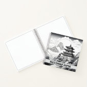 Chinesisches Pagoda Concept Journal Notizblock (Innenseite)