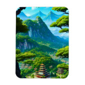 Chinesisches Palasttal Magnet (Vertikal)