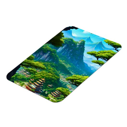 Chinesisches Palasttal Magnet (Linke Seite)