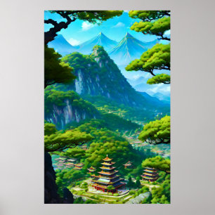 Chinesisches Palattal Poster