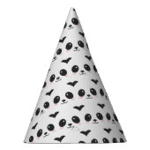 Chinesisches Panda-Bärn-Schwarzweiss-Rosa Partyhütchen (Rechts)