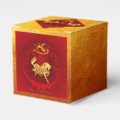 Chinesisches Party FU Luck Laterne Horse Year Cube Geschenkschachtel (Vorderseite)
