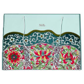 CHINESISCHES PATTERN CUSTOM GIFT BAG GROßE GESCHENKTÜTE (Vorderseite)