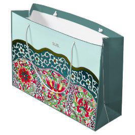 CHINESISCHES PATTERN CUSTOM GIFT BAG GROßE GESCHENKTÜTE