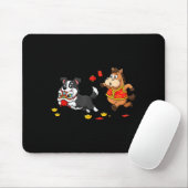 Chinesisches Pferd Border Collie Kinder Männer Fra Mousepad (Mit Mouse)