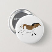 Chinesisches Pferd Button (Vorne & Hinten)