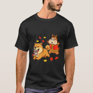 Chinesisches Pferd Chow Chow Hund Kinder Männer Fr T-Shirt