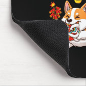 Chinesisches Pferd Corgi Lustige Kinder Männer Fra Mousepad (Ecke)